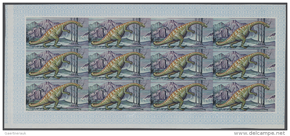 1968, Fujeira. Progressive Proofs Set Of Sheets For The Airmail Values Of The Issue PREHISTORIC ANIMALS. The Issue... - Autres & Non Classés
