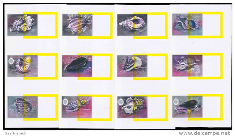 1965/1976. Accumulation With Different Kinds Of PROOFS (progressive, Die, Plate Proofs) In Singles, Pairs Or Blocks... - Autres & Non Classés