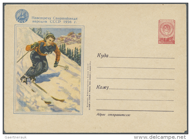 1913/1978, Deutschland/Europa, Sammlung Von 107 Nur Verschied. Belegen Mit Briefen, Ganzsachen Und Ansichtskarten,... - Autres & Non Classés