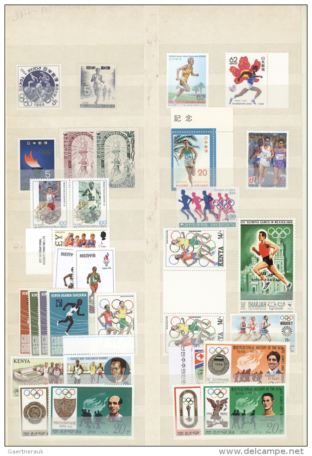 1932/2000, RUNNING, Mint Collection Of Apprx. 1.200 Stamps Showing A Nice Range Of Different Features Like Sprint... - Autres & Non Classés