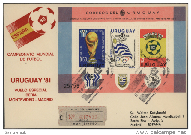 1950/2005 (ca.), FOOTBALL, Extensive Thematic Selection In 12 Big Ring Binders, With Stamps From All Over The... - Autres & Non Classés
