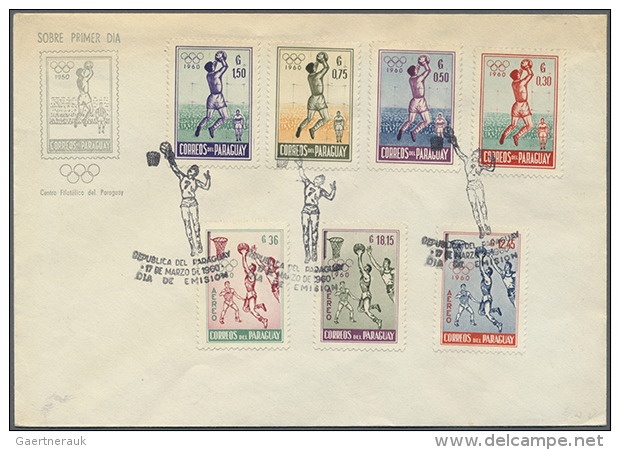 1950/2000 (ca.), Sports/Olympics, Accumulation Of Apprx. 770 Entires With Attractive Frankings/postmarks. (D) - Autres & Non Classés