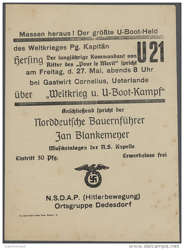 1914-18 Und 1939-45, Riesige, &uuml;ber Jahrzehnte Zusammengetragene Sammlung Mit &uuml;ber 1700 U-Boot... - Sous-marins