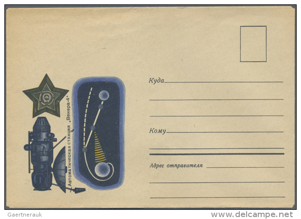 Ab 1958 (ca), Sowjetunion / Russland. Posten Von Rund 3.200 Weltraumbelegen. Aufl&ouml;sung Des Bekannten... - Autres & Non Classés