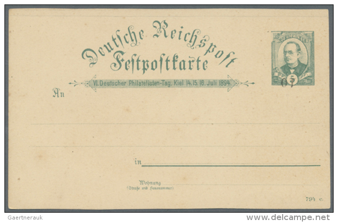 Ab 1897, Deutschland, Tag Der Briefmarke, Philatelistentage, Gro&szlig;artige Sammlung In 9 B&auml;nden, Beginnend... - Autres & Non Classés