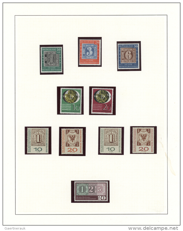 1949/2000 (ca.), STAMPS ON STAMPS, Predominantly U/m Collection With Stamps And Souvenir Sheets, Neatly Arranged In... - Autres & Non Classés