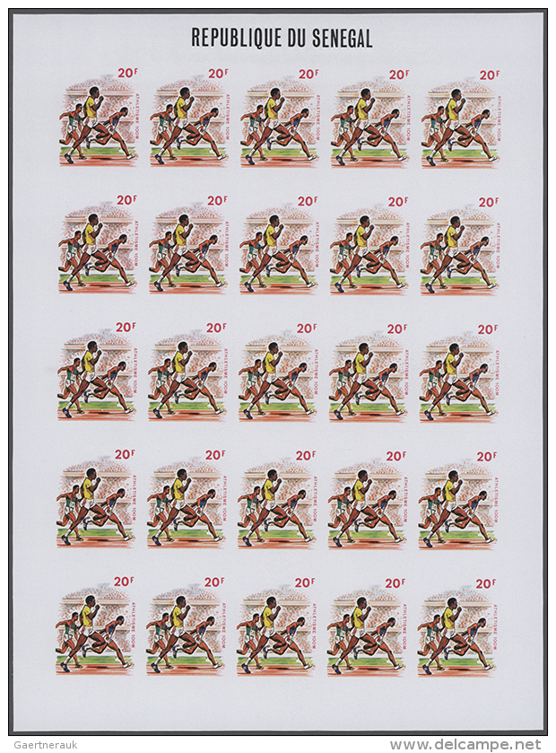 1972, Senegal. Progressive Proofs Set Of Sheets For The Complete Issue 20th OLYMPIC GAMES, MUNICH 1972. The Issue... - Autres & Non Classés