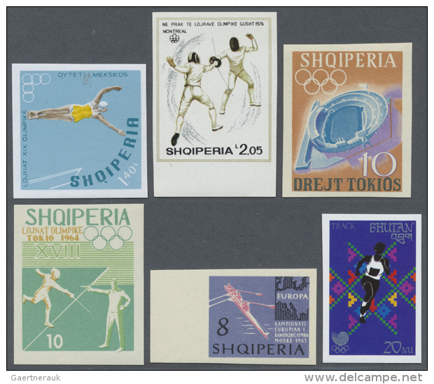 1960/1990 (ca.), U/m Collection Of Apprx. 760 Stamps And Some Souvenir Sheets, Apparently Only Complete Issues,... - Autres & Non Classés