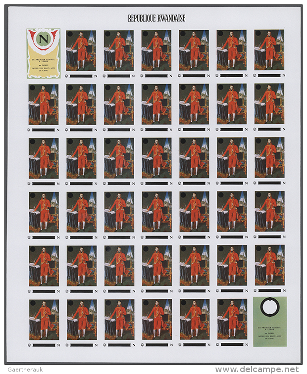 1969, Rwanda. Progressive Proofs Set Of Sheets For The Issue NAPOLEON - 200th BIRTHDAY ANNIVERSARY. The Issue... - Napoléon