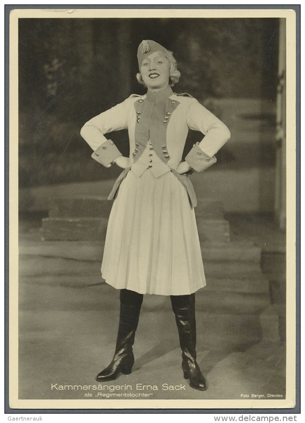 1935/1938, ERNA SACK, Deutsche Operns&auml;ngerin (1898-1972), 15 Ansichtkarten Aus Deutschland Und Europa, Davon... - Musique
