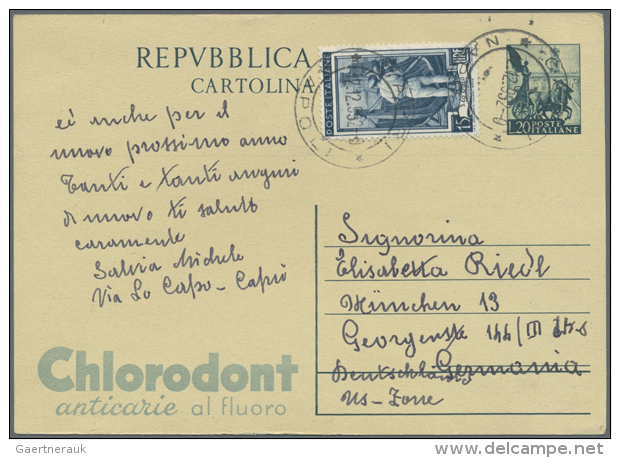 Ab 1880 (ca.), Alle Welt, Umfangreicher Posten Mit Ca. 4200 Briefen, Postkarten, Ansichtskarten Und Sonstigen... - Non Classés