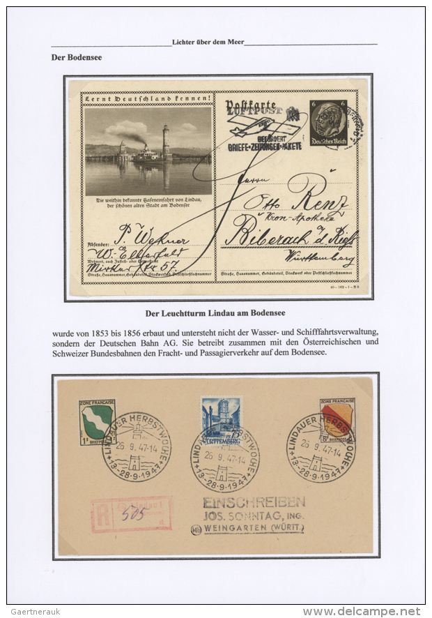 1940 - 2010 (ca.), Umfangreiche 7b&auml;ndige Sammlung Zum Themen Mit Einer Sehr Gro&szlig;en Anzahl Von Marken,... - Non Classés