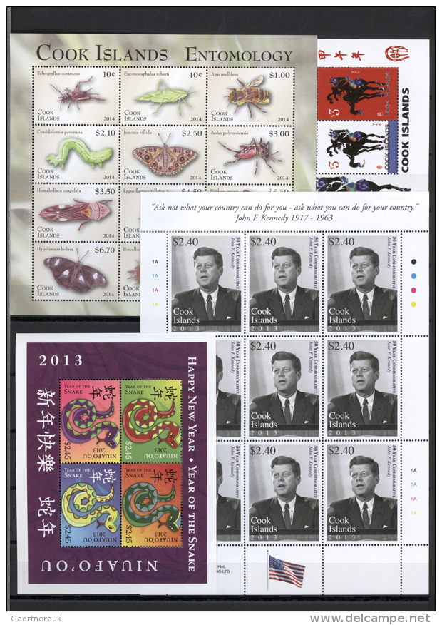 2010/2014 (ca), Overseas/Pacific Area. Collection Of Stamps And Sheets Containing A Wide Range Of Topics Linke... - Non Classés