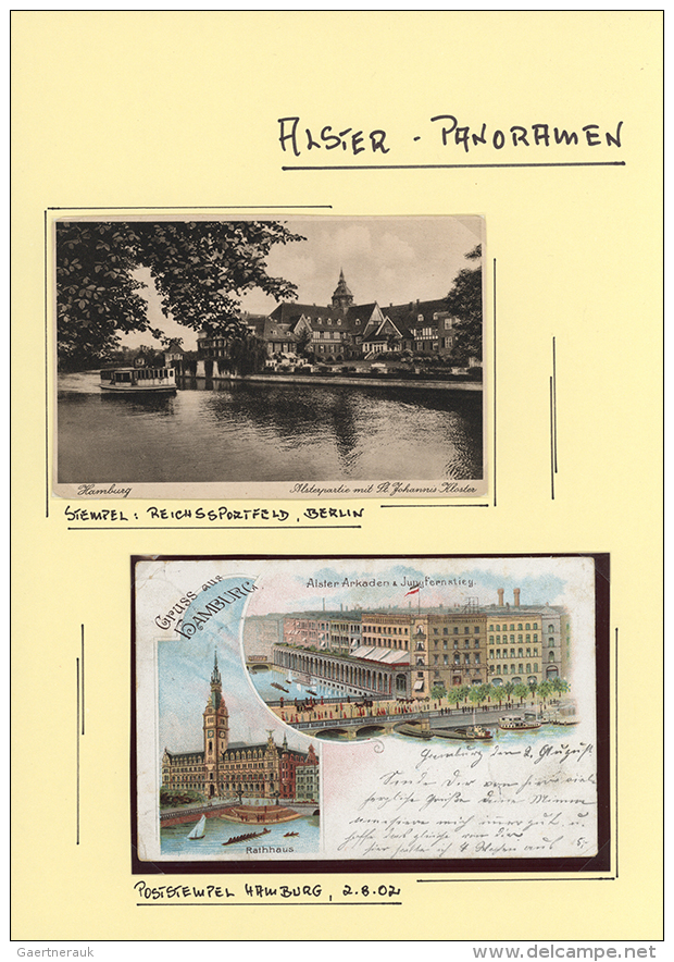 1902/2010, Maritimes Hamburg Und Maritimes Kiel, Chronologisch Gesammelt Und Liebevoll Gestaltet In Insgesamt 8... - Autres & Non Classés