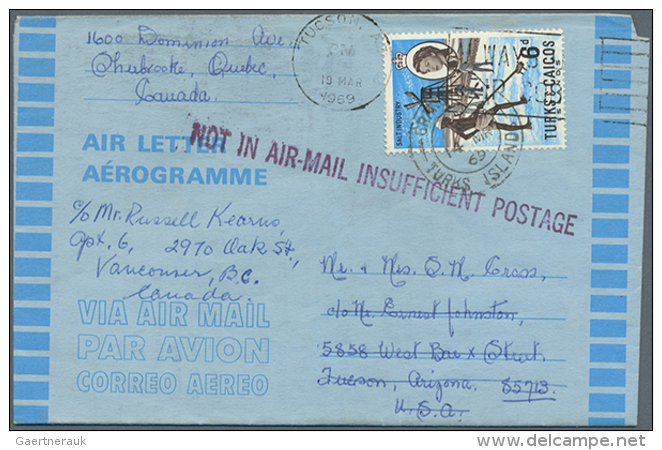 1945/1995 (ca.), Accumulation With About 330 Unused And Used/CTO Airletters And AEROGRAMMES From Algeria,... - Autres (Air)