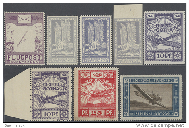 1912/1939, Umfangreiche Sammlung Flug - Und Zeppelinpost Aus Vielen L&auml;ndern, Enthalten Sind Gute U. Beste... - Autres & Non Classés