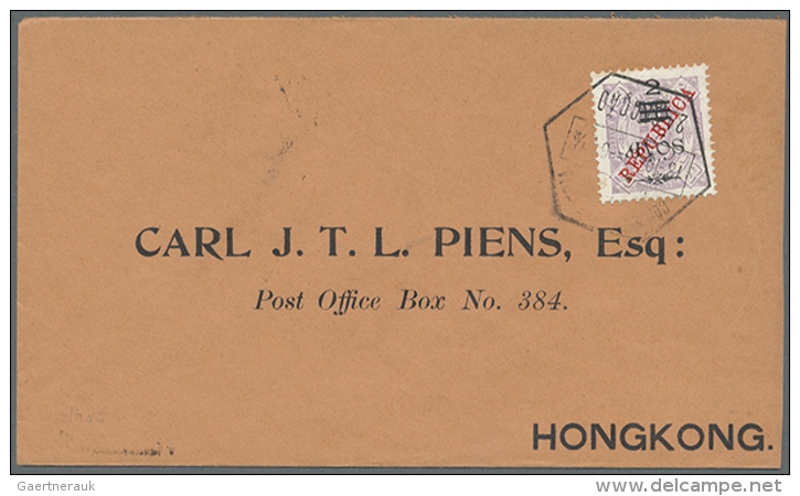 1913/1947, Lot Of Five Better Covers (single Lots), Comprising Timor (2) And Macao (3), Mainly Commercial Mail,... - Autres & Non Classés