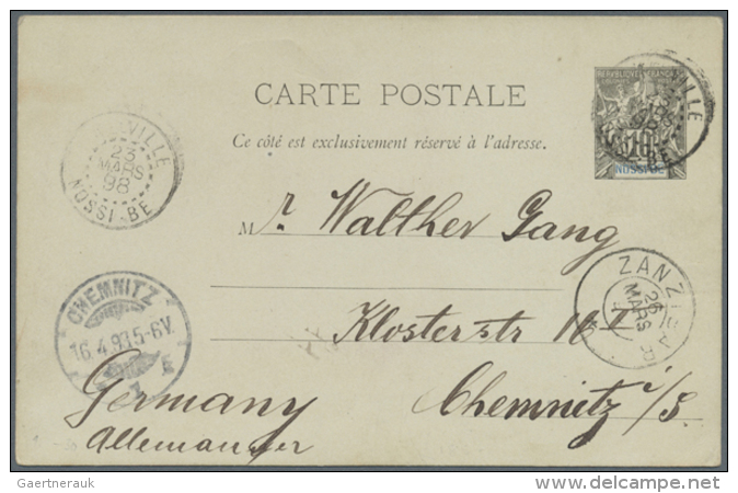 1897/1952, Lot Of Nine Better Entires (single Lots), Comprising Nossi-Be, Senegal, Tripoli, Cameroun, Wallis Et... - Collections