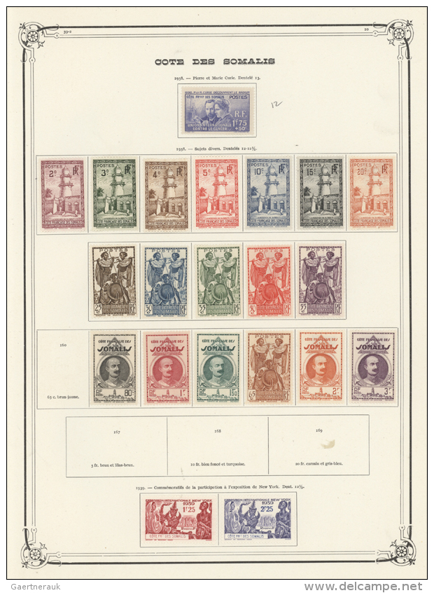 1892/1947, Almost Exclusively Mint Collection In Two Thick And Heavy Yvert Albums, Comprising More Than 30... - Collections