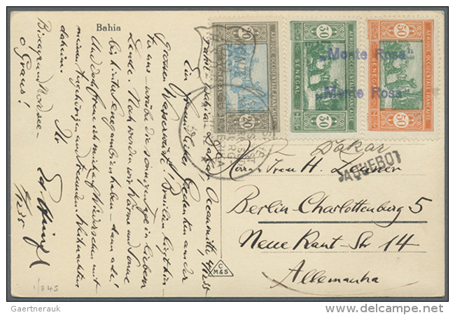 1877/1944, Group Of Nine Better Entires, E.g. Reunion Insured Letter, 1877 Martinique, Madagascar Uprated... - Collections