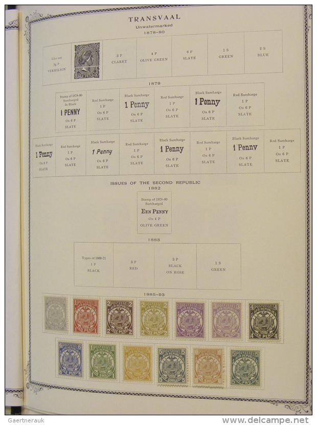 MNH, Mint Hinged And Used Collection British Commonwealth In Album. Collection Contains A.o. Zambia 4-17* (no. 7... - Autres & Non Classés