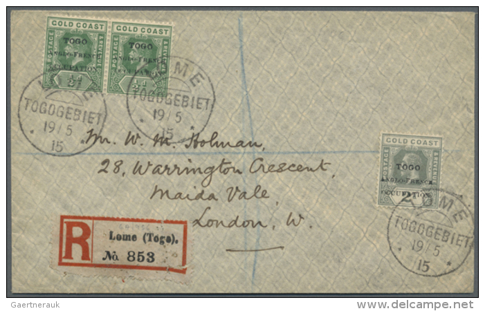 1900/1916, British Africa, Lot Of Seven Better Entires (single Lots), Comprising Togo, Nigerias/Lagos, Gambia And... - Autres & Non Classés