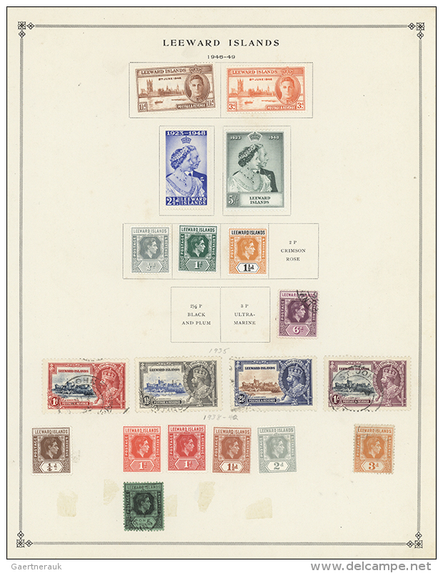 1870/1970 (ca.), Used And Mint Collection In An Ancient Album, Comprising A Range Of Different Countries, E.g.... - Autres & Non Classés