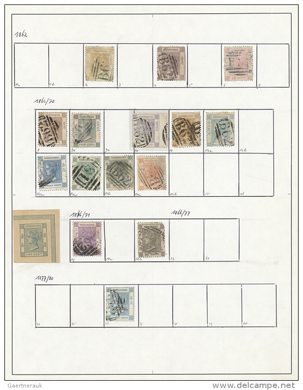 1854/1980 (ca.), Used Collection In A Binder On Self-made Pages With Clear Emphasis On The QV Issues, E.g. Good... - Autres & Non Classés