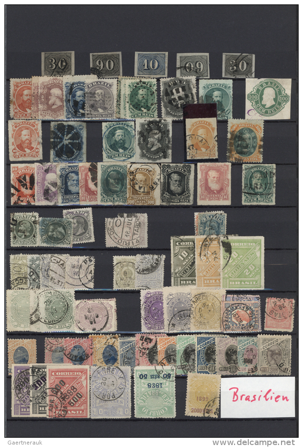 1850/1970 (ca.), Used And Mint Collection/accumulation On Stockpages, Main Value Before 1950, Comprising Nice Part... - Autres - Amérique