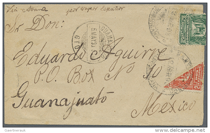 1880/1930 (ca.), Attractive Assortment Of 27 (philatelically Inspired) Bisected Stamps On Piece. (D) - Autres - Amérique