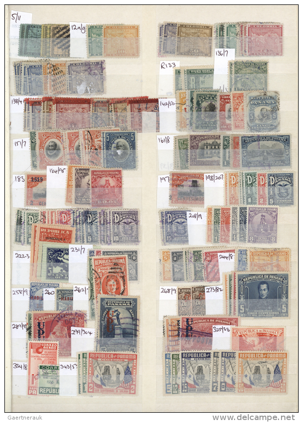 1870/1980 (ca.), Used And Mint Collection/accumulation Of Panama, Good Part Paraguay, Argentinia And Guatemala,... - Autres - Amérique