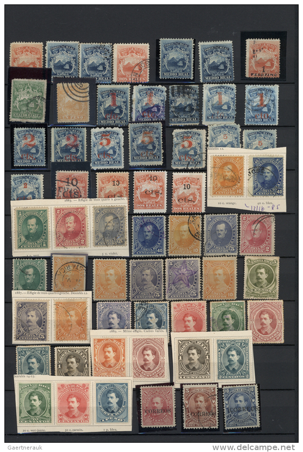 1862/1930 (ca.), Mint And Collection/accumulation In A Stockbook, Comprising A Nice Section Costa Rica Incl.... - Autres - Amérique