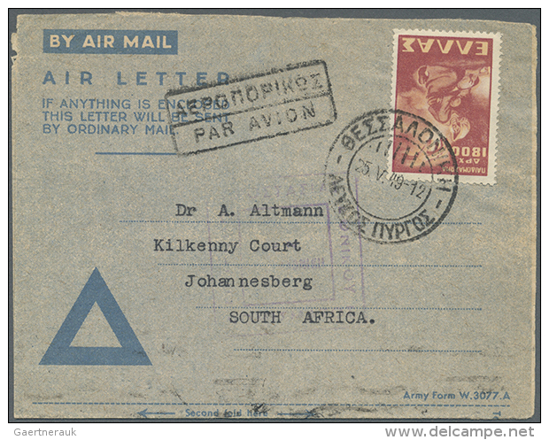 1949/1990 (ca.), AEROGRAMMES: Accumulation With About 750 Unused And Used/CTO Airletters And Aerogrammes Through... - Autres & Non Classés