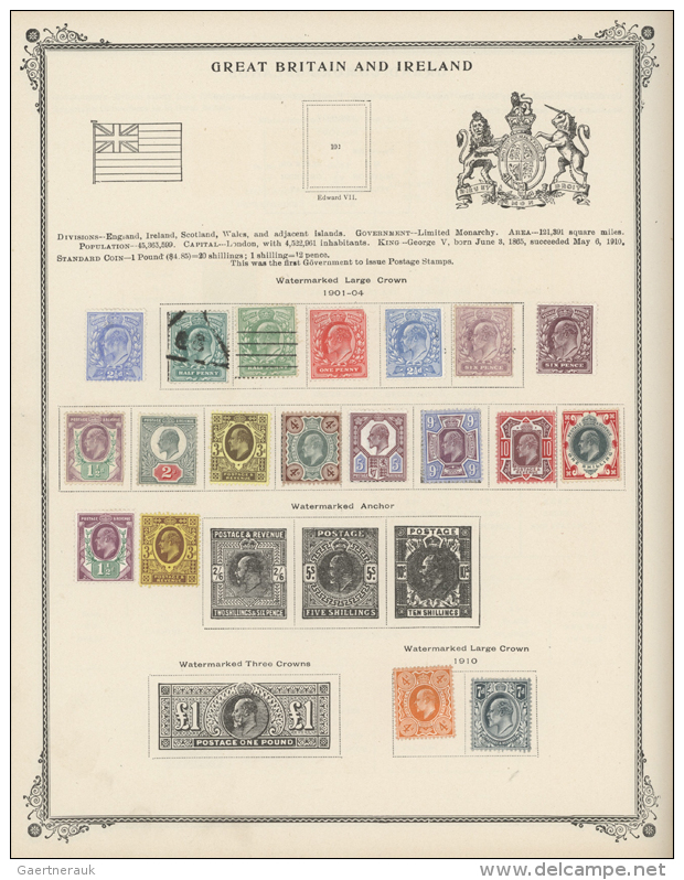 1860/1910 (ca.), Mint And Used Collection In Three Ancient Scott Albums, Varied Condition And Rather Sparely... - Autres & Non Classés