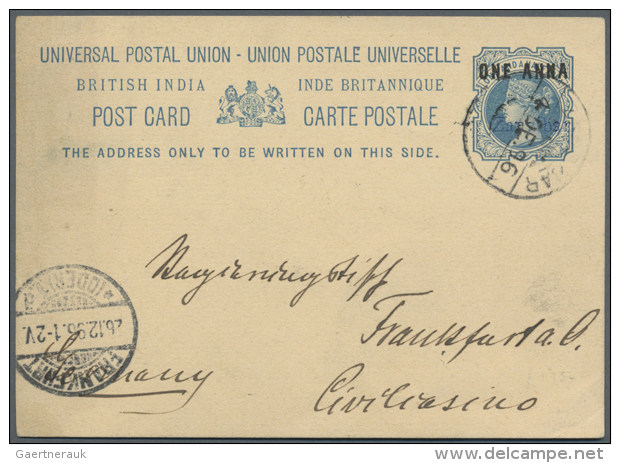 1896/1898, Lot Of Better Items (single Lots), Comprising Used Stationery Card P2B, And Three Registration Receipts... - Autres & Non Classés