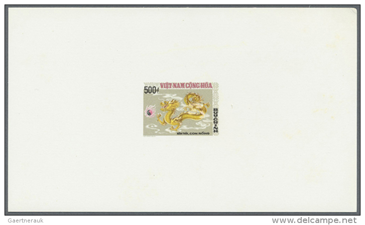 1975, Electricity, Development Etc. Unissued Sets (4): Epreuves De Luxe (8). (D) - Viêt-Nam