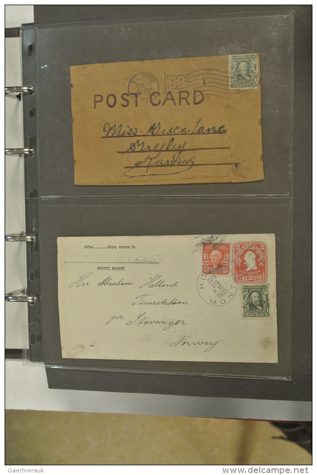 1880/1940: Valuable Collection Of 194 Covers/cards, Wonderful Mixture Of Different Frankings, Combination And Mixed... - Autres & Non Classés