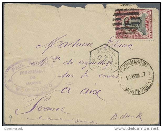 1900/1980 (ca.), Chiefly 1950s/1960s, Accumulation Of More Than 300 Covers, Mainly Commercial Airmail To Europe,... - Uruguay