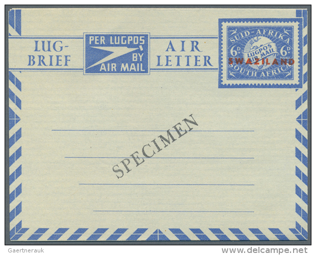 1944/1961 (ca.), Specialised Collection With 22 Different Unused Airletters, AEROGRAMMES And Airmail Lettercards... - Autres & Non Classés