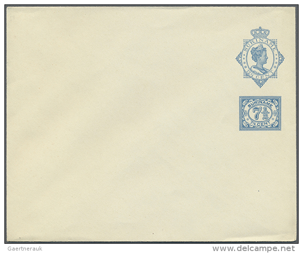 1876/1939, Collection Of 34 (apparently Only Different) Unused Stationeries, Comprising Cards, Reply Cards And... - Surinam