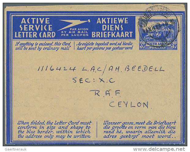 ACTIVE SERVICE LETTERCARDS: 1941/1944 (ca.), Accumulation With About 69 Used Active Service Lettercards Incl. Many... - Autres & Non Classés