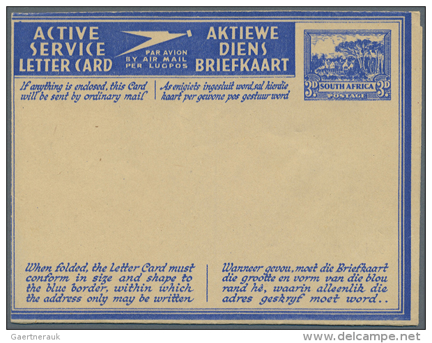 ACTIVE SERVICE LETTERCARDS: 1941/1944 (ca.), Accumulation With About 48 Unused Active Service Lettercards Incl.... - Autres & Non Classés