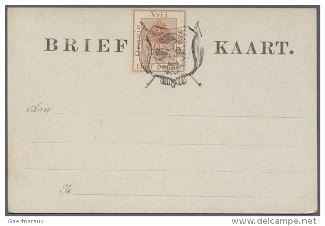 1890/1910 (ca.), STATIONERIES, Collection Of 53 Different Unused Stationeries (cards, Reply Cards, Envelopes And... - Autres & Non Classés