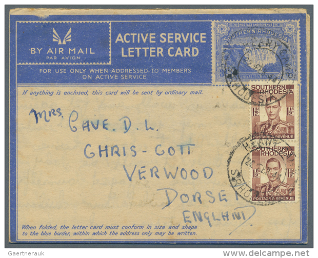 ACTIVE SERVICE LETTERCARDS: 1941/1944 (ca.), Accumulation With 23 Unused And Two Used Active Service Lettercards... - Autres & Non Classés