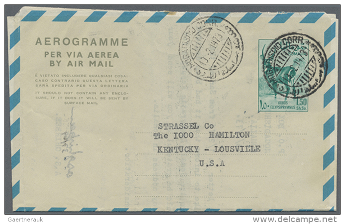 1948/1990 (ca.), AEROGRAMMES: Accumulation With About 220 Unused And Used/CTO Airletters And Aerogrammes Incl.... - Somalie (1960-...)