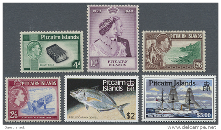 1940-1988 (ca.), Collection On Album Pages With Several Better Issues, Many Complete Sets Incl. Definitives,... - Pitcairn