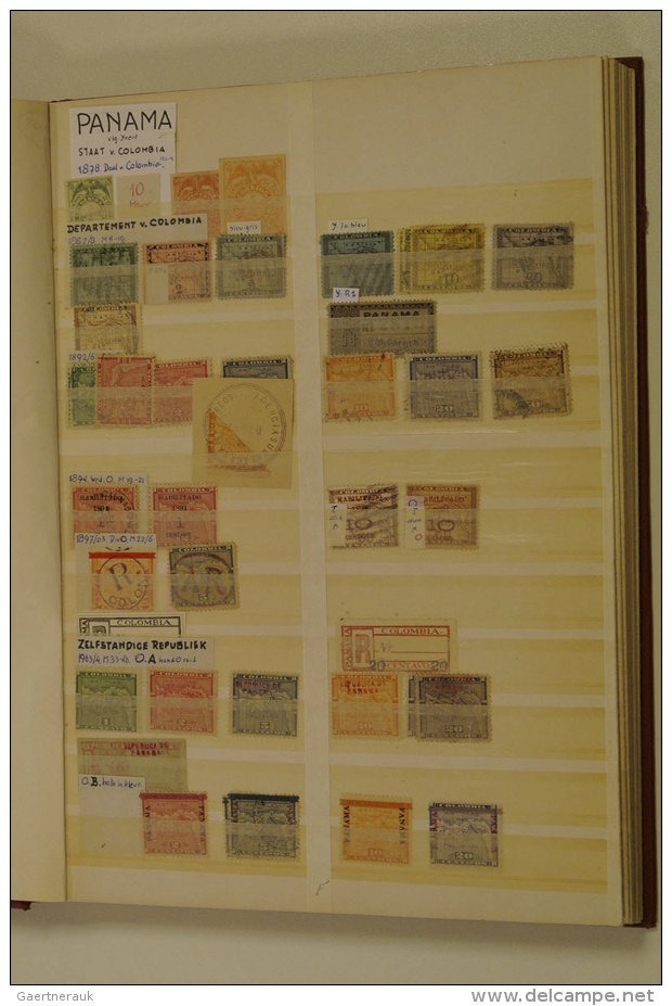 1878/1970: Used And Mint Hinged Collection Panama 1878-1970 In Stockbook. Collection Contains Nice Material,... - Panama