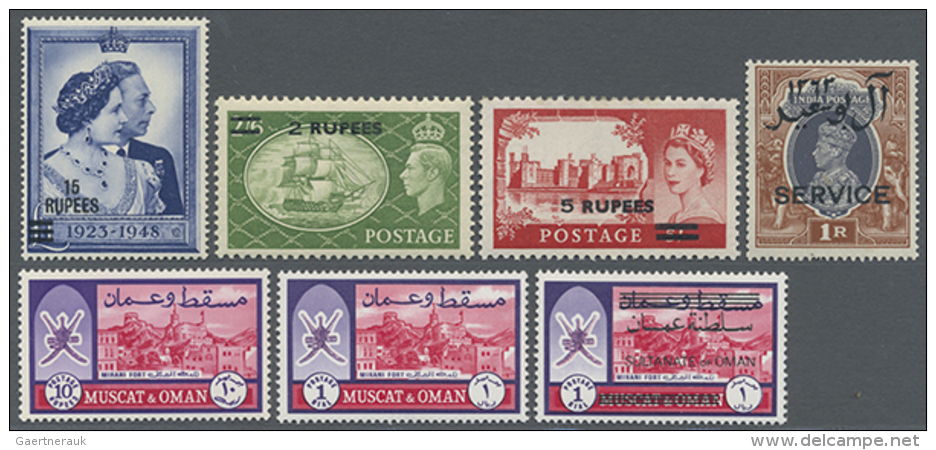 1944/1993, U/m Collection On Scott Pages, Well Collected Throughtout With Plenty Of Better Issues, Overprints,... - Oman