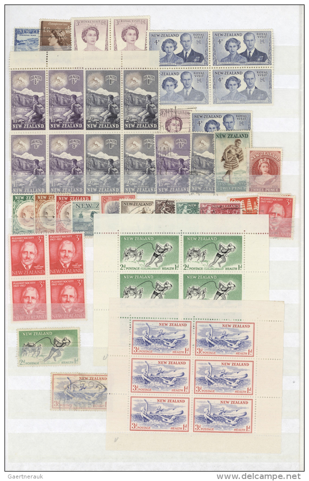 1953/1985, Mint And Used Collection/accumulation On Stockpages, Well Sorted Throughout, Incl. 13 Different Pairs Of... - Autres & Non Classés