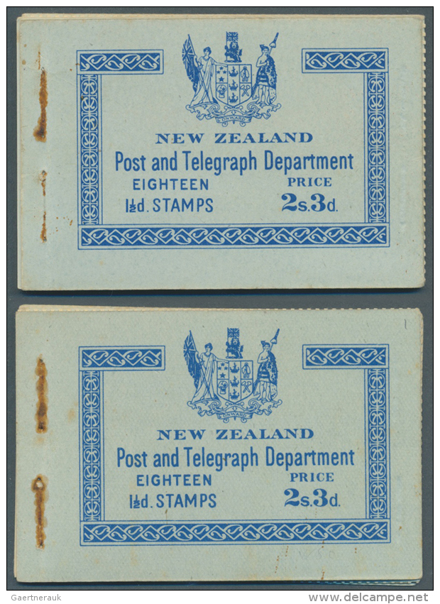 1935/1999, Collection Of Two Booklet Panes And Apprx. 85 Booklets, From Two Copies SB19 (exploded Without Staples;... - Autres & Non Classés